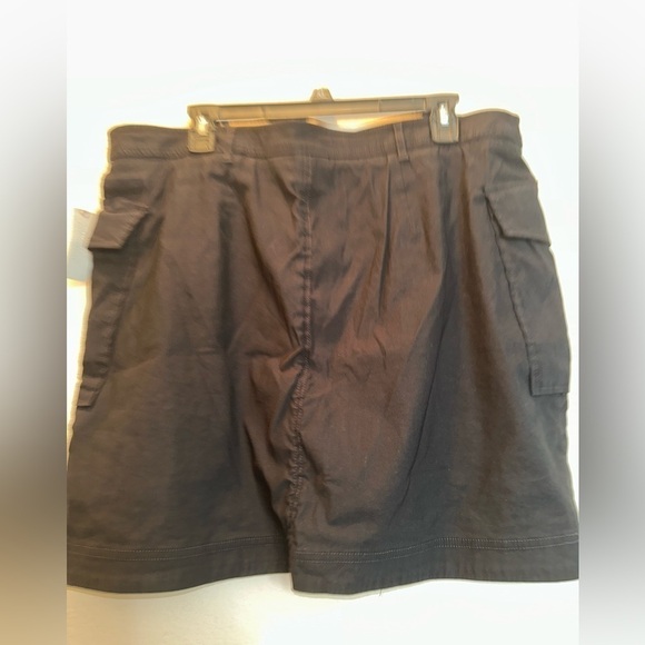 NWT By Anthropologie women’s black cargo mini skirt XLP trendy - Picture 8 of 8